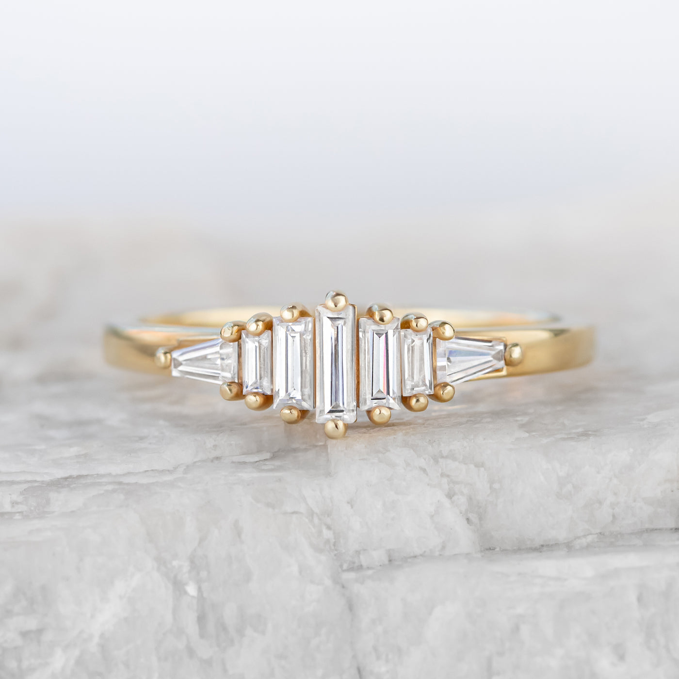 Henrietta ~ Baguette Diamond Ring