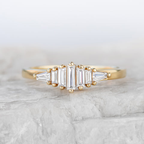 Henrietta ~ Baguette Diamond Ring