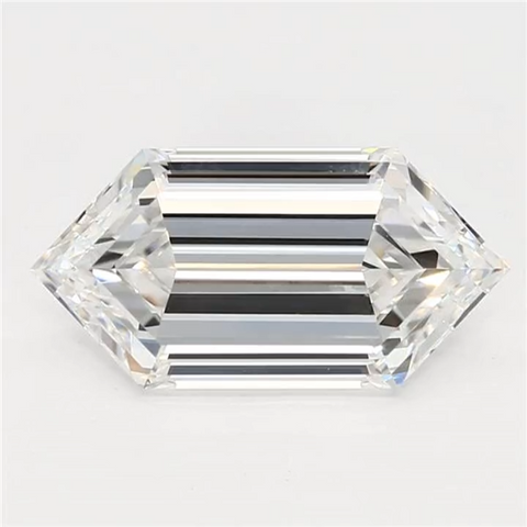 ELONGATED HEXAGON 2.69ct F VVS2 EXCELLENT 500081711