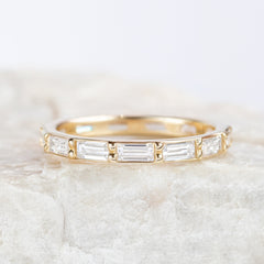 Anika ~ Diamond Baguette Ring