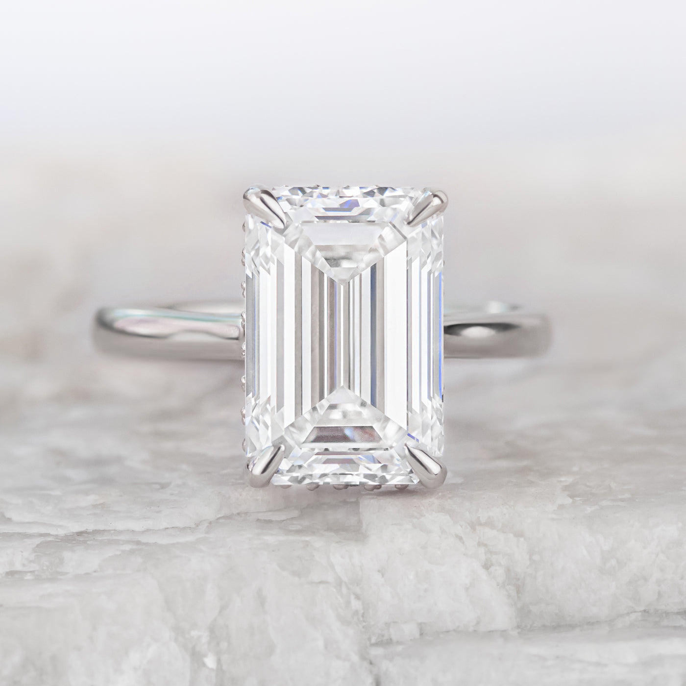 Lily ~ Emerald Cut Ring