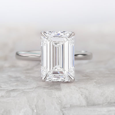 Lily ~ Emerald Cut Ring