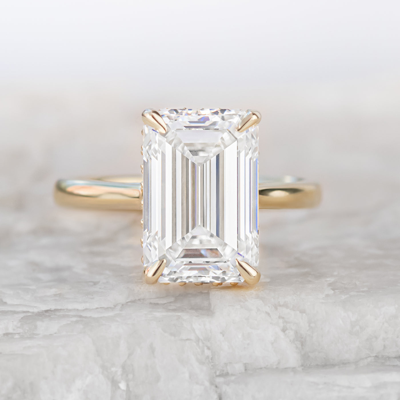 Lily ~ Emerald Cut Ring