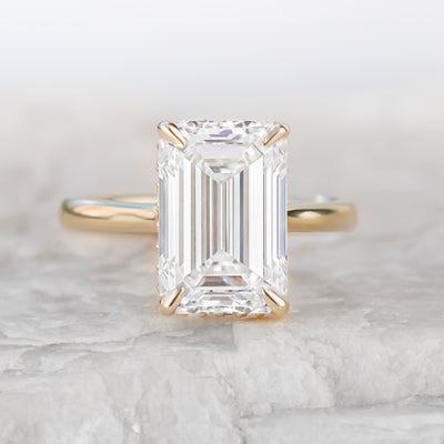 Lily ~ Emerald Cut Ring