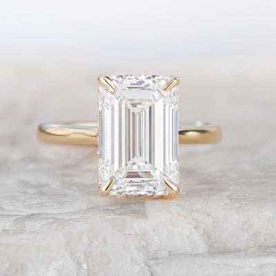 Lily ~ Emerald Cut Ring