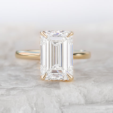 Lily ~ Emerald Cut Ring