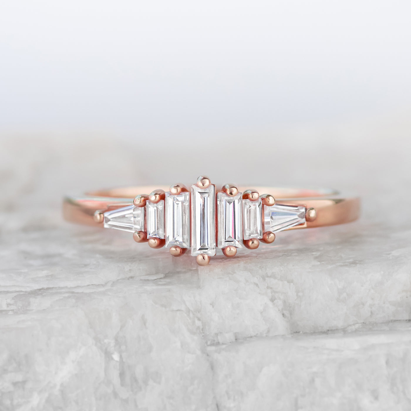 Henrietta ~ Baguette Diamond Ring