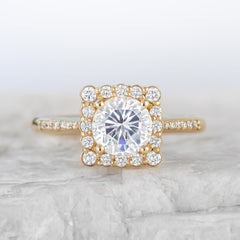 Cynthia ~ Halo Ring