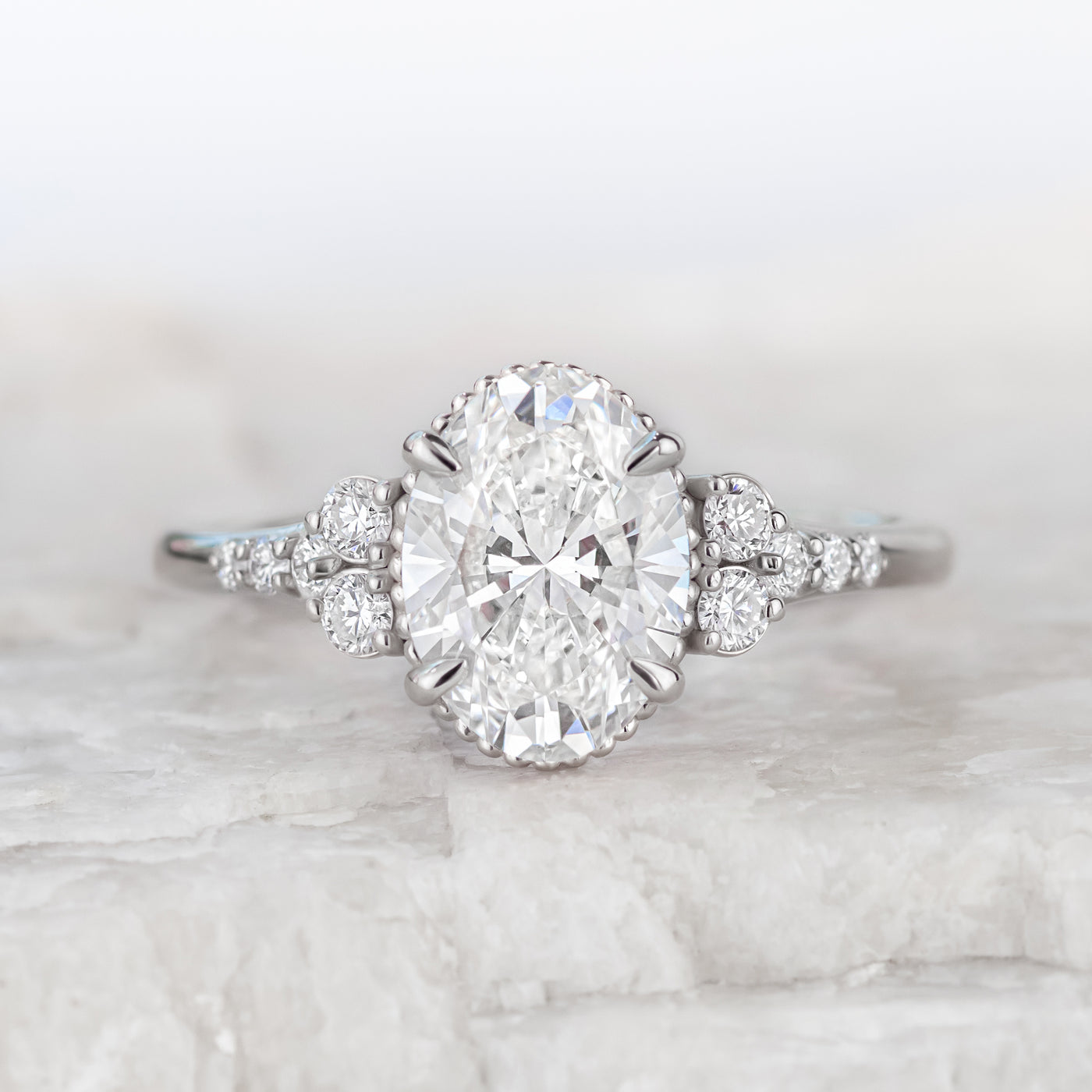 Phillipa ~ Oval Engagement Ring