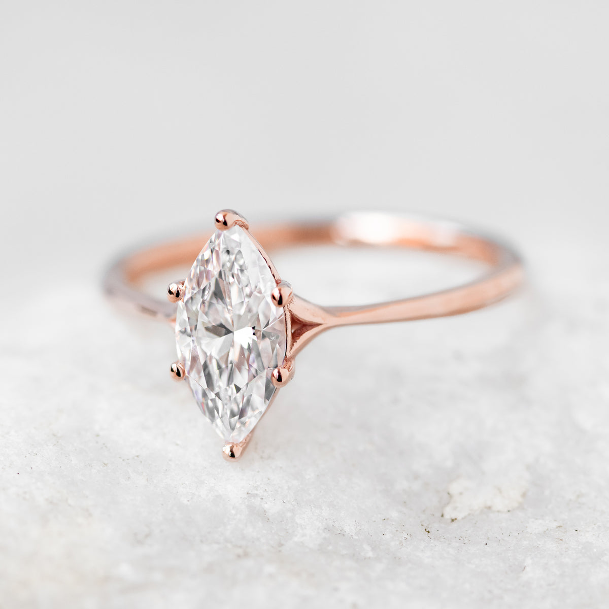 Clementine Marquise Cut Engagement Ring – Laura-Preshong-Jewelry