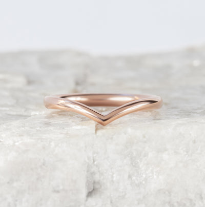 Vida ~ Curve Wedding Ring
