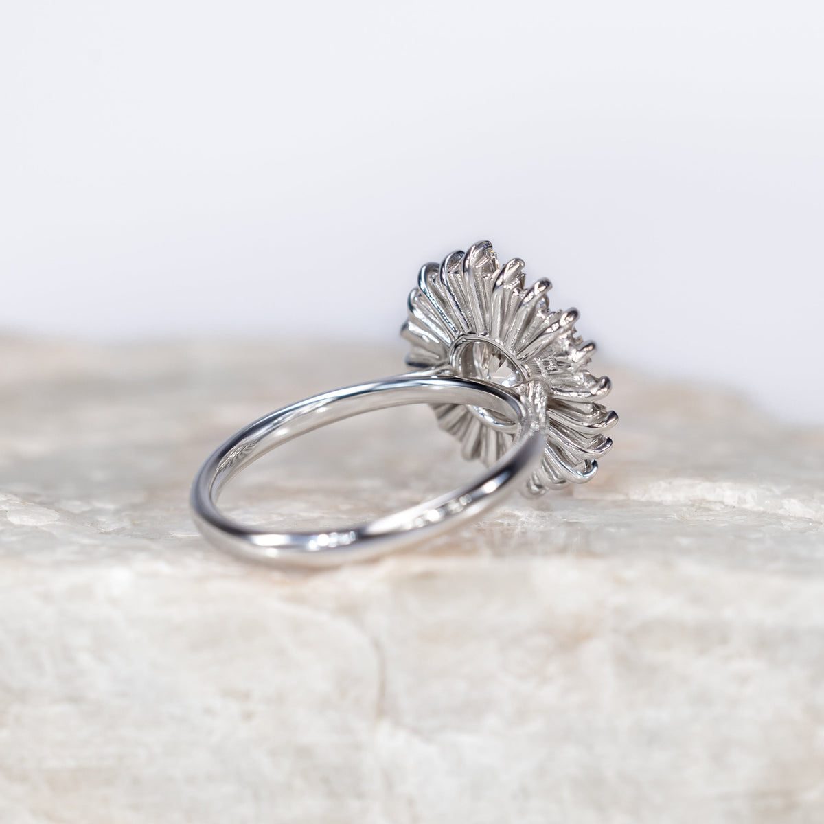 Jenny ~ Baguette Halo Ring