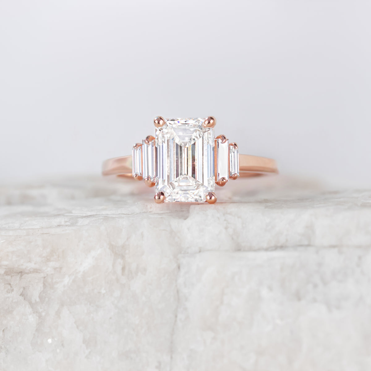 Kinsley ~ Baguette Diamond Ring