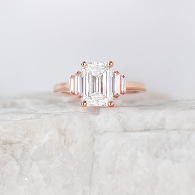 Kinsley ~ Baguette Diamond Ring
