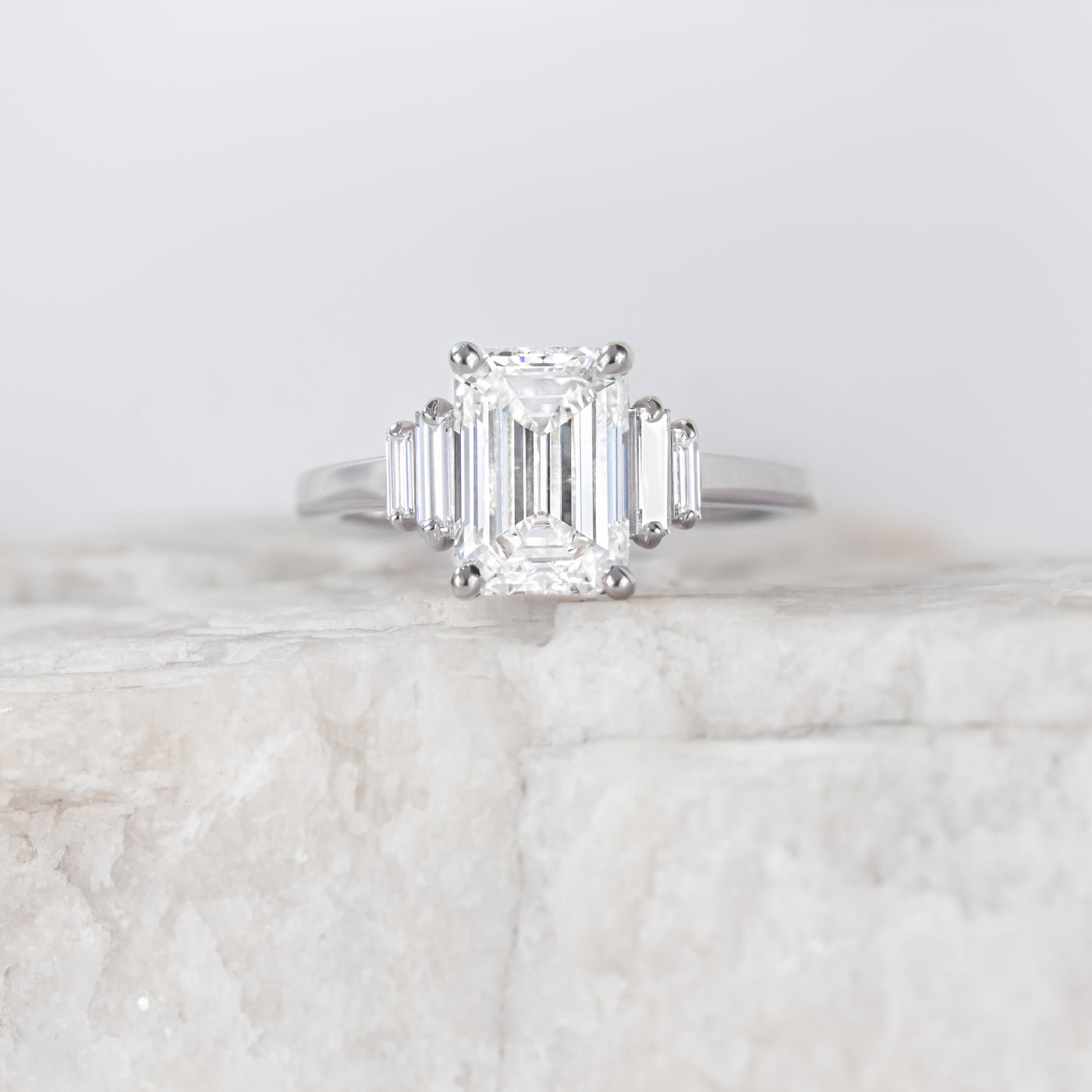 Kinsley ~ Baguette Diamond Ring