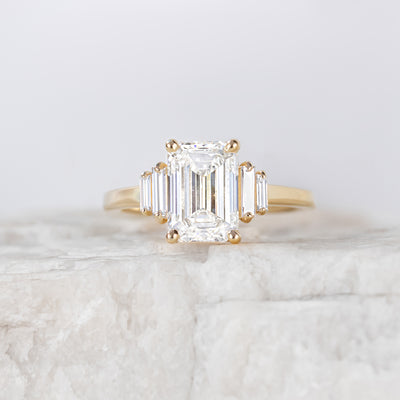 Kinsley ~ Emerald Cut Ring