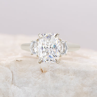 Kitty ~ Cadillac Three Stone Ring