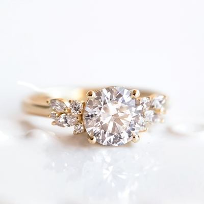 Blythe ~ Brilliant Cut Cluster Ring