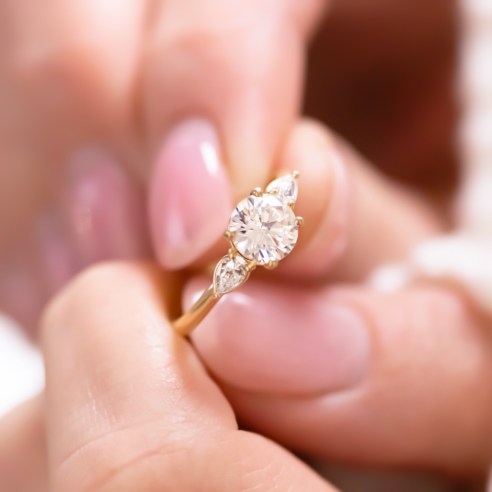 Mae ~ Three Stone Ring