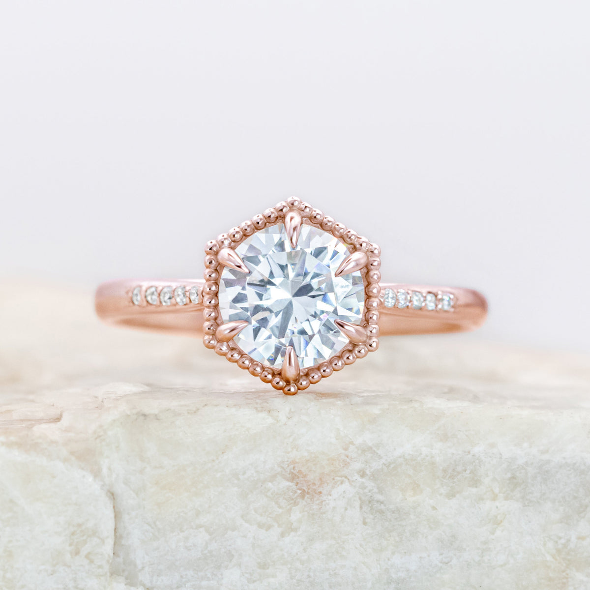 Leila ~ Hexagon Ring