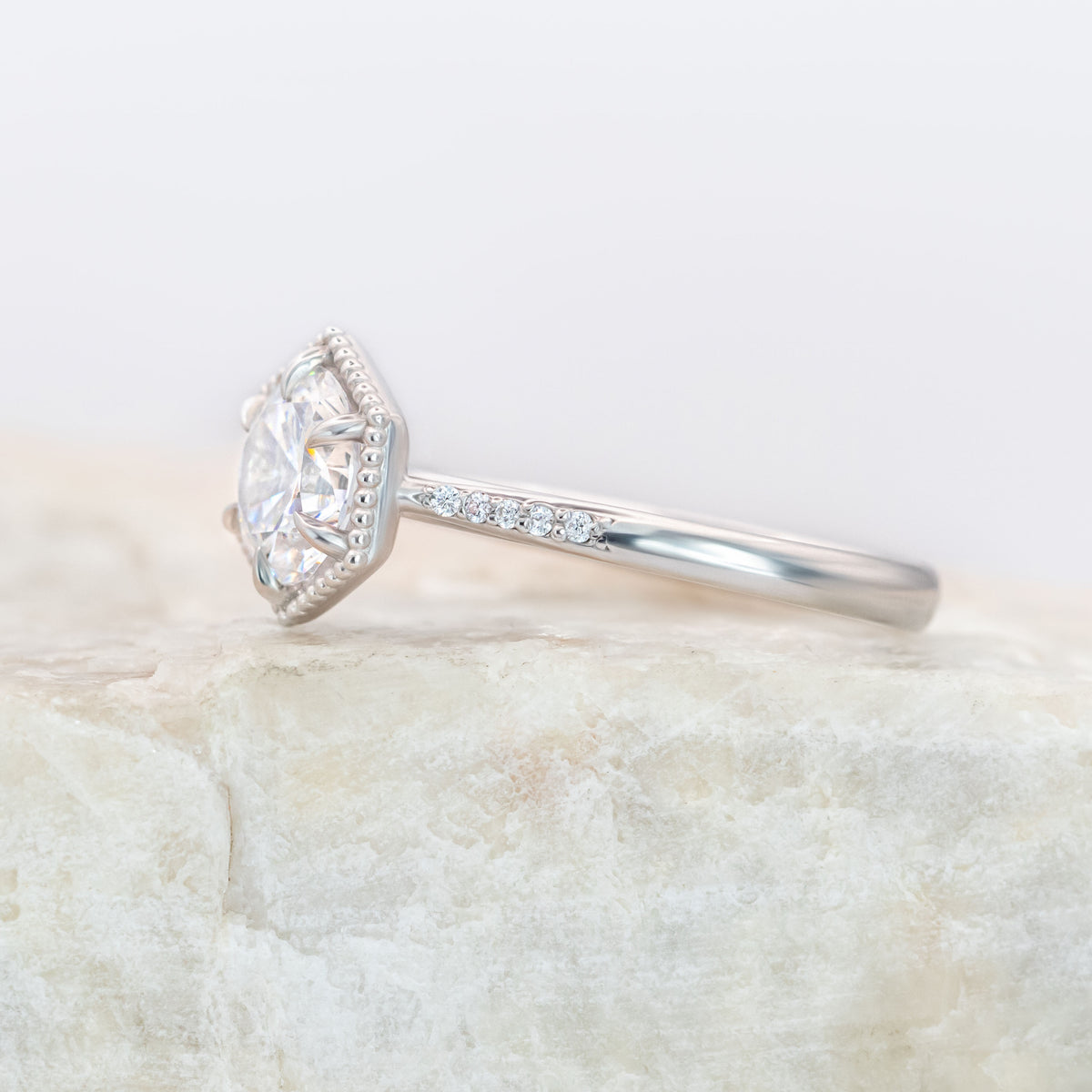 Leila ~ Hexagon Ring