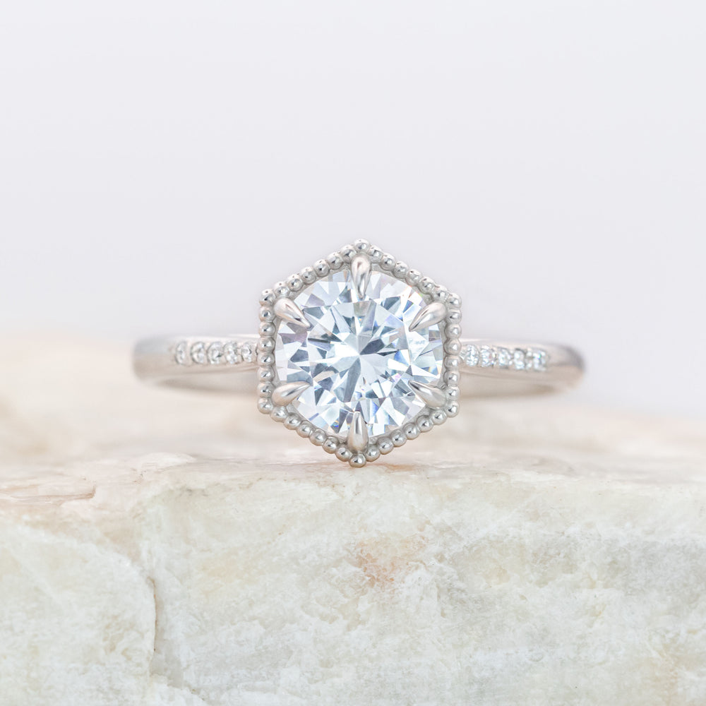 Leila ~ Hexagon Ring