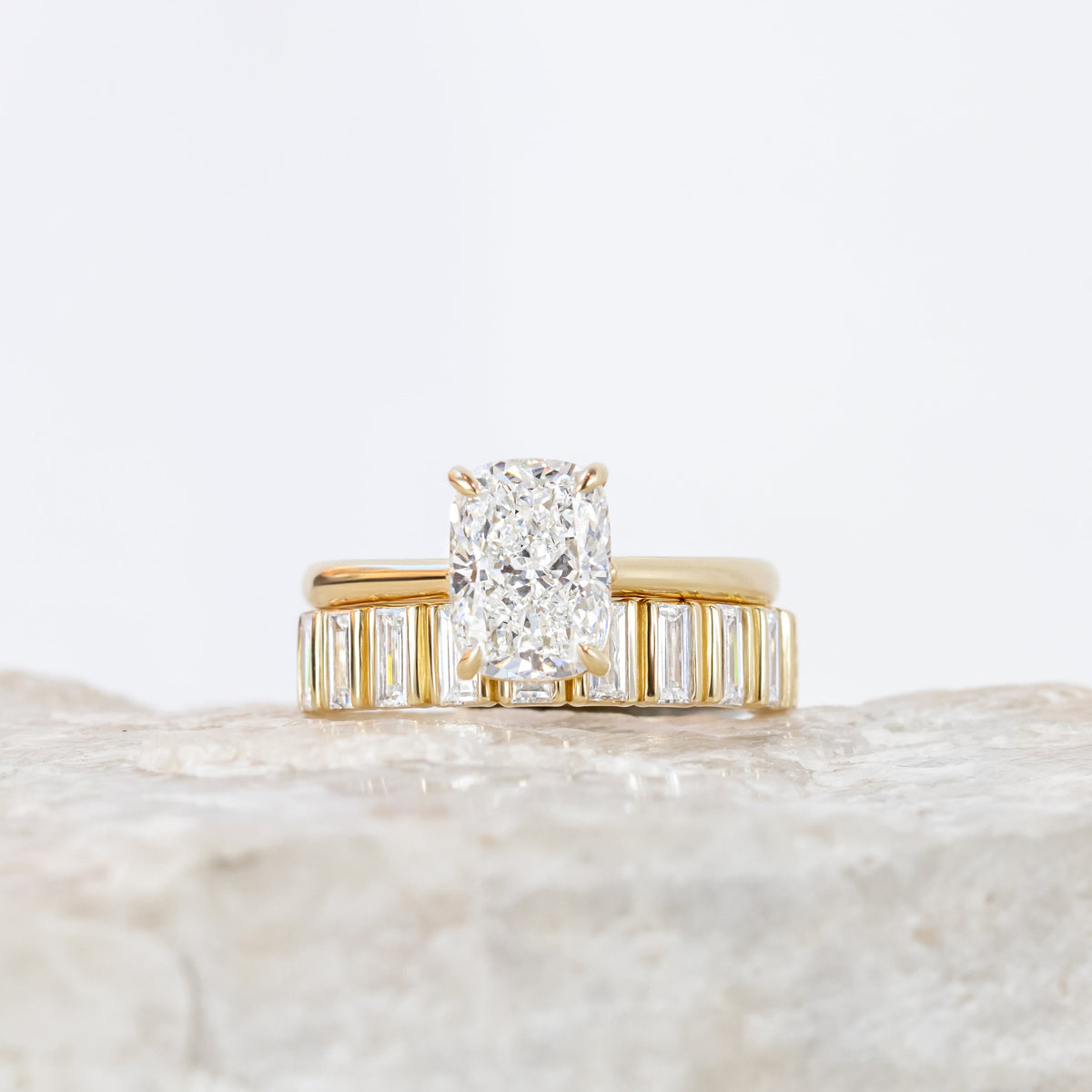 Lily ~ Elongated Cushion Cut Ring