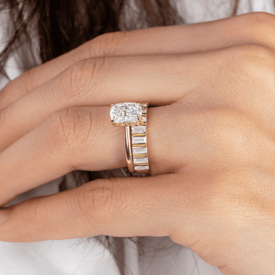 Lily ~ Emerald Cut Ring