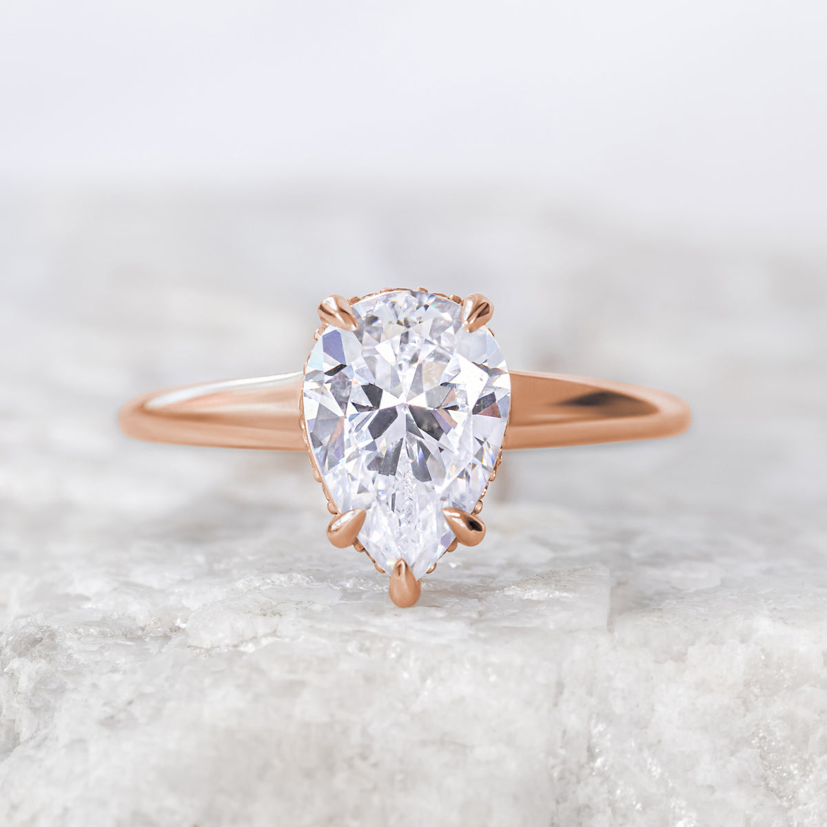 London ~ Hidden Halo Ring