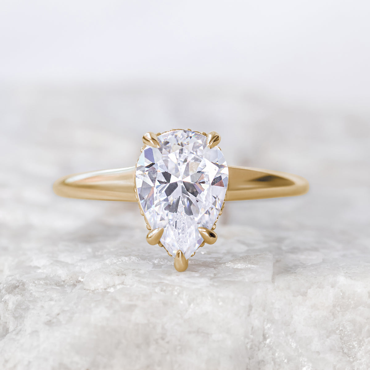 London ~ Hidden Halo Ring