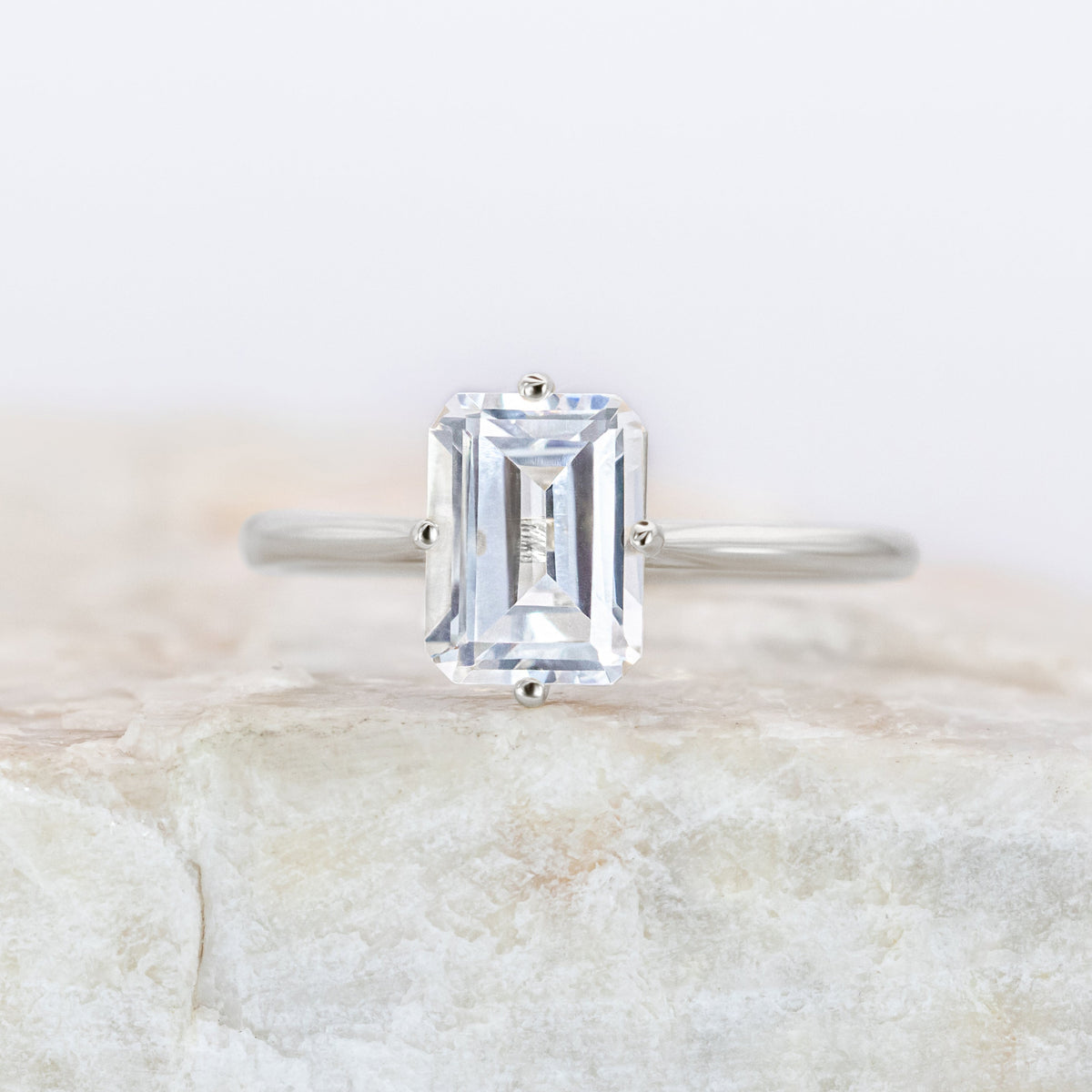 Louise ~ Emerald Cut Ring