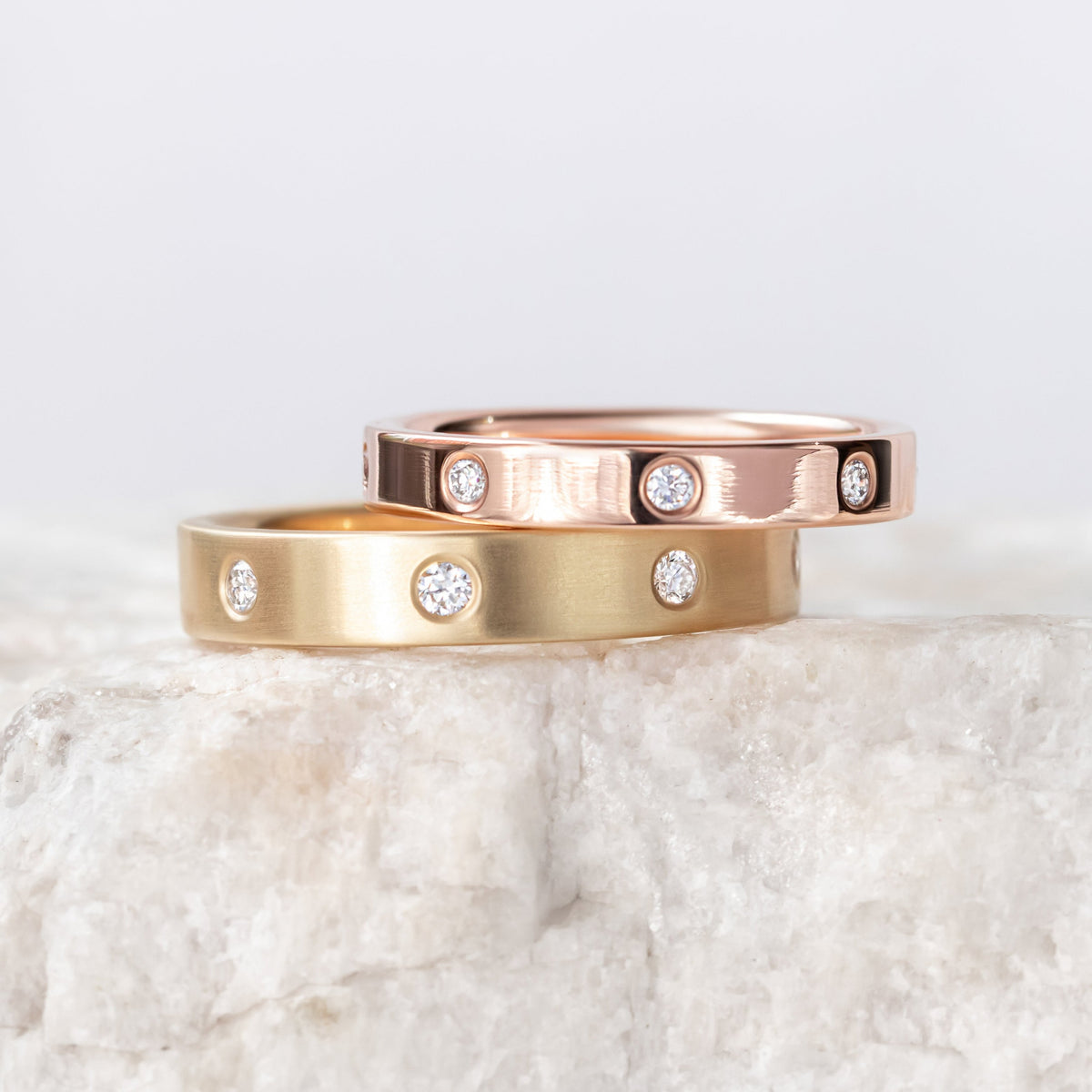 Maddie ~ 4mm Diamond Wedding Ring