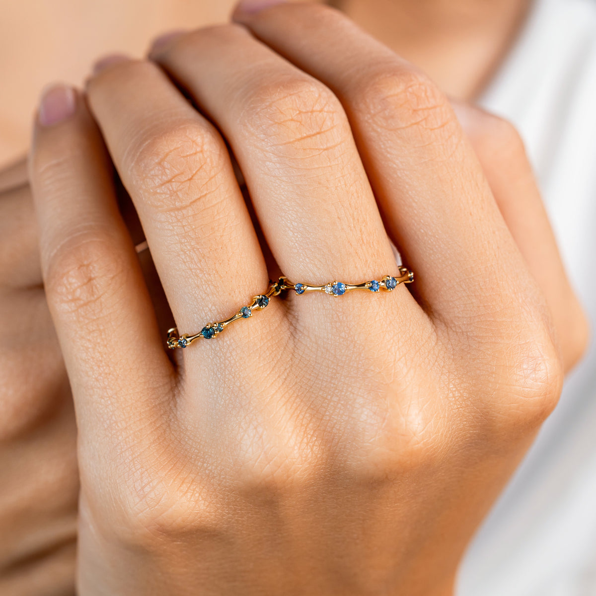 Teal Sapphire Marisol ~ One-of-a-Kind