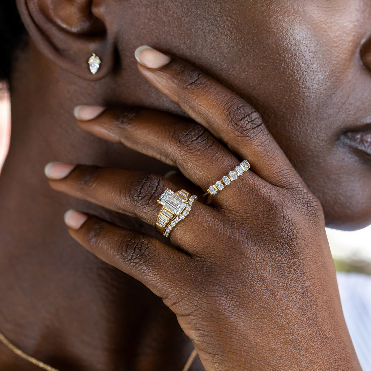 Matilda ~ Baguette Diamond Ring