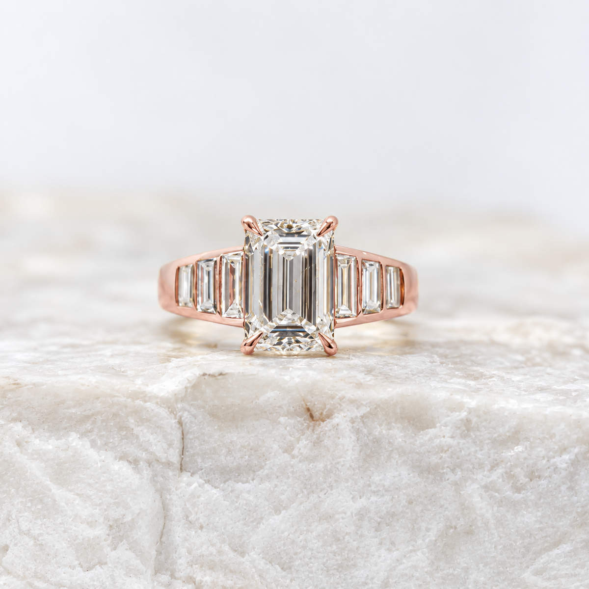 Matilda ~ Baguette Diamond Ring