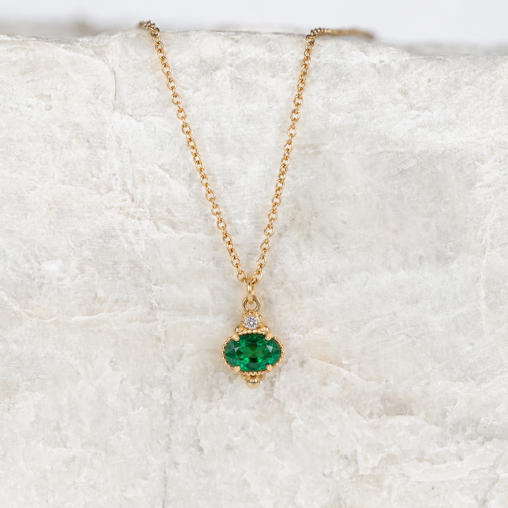 Mayfair Emerald Necklace ~ Ready to Ship!