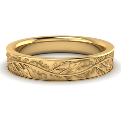 Custom Leaf and Vine Band