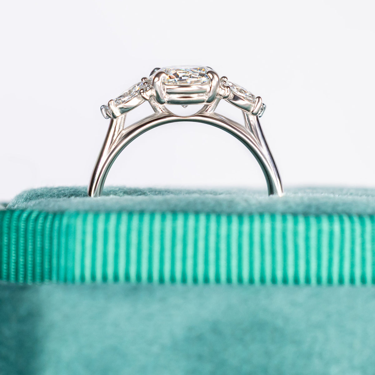 Proposal Ready ~ Blythe 0.95ct Lab Grown Round Brilliant Cut Engagement Ring