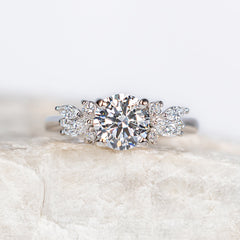 Proposal Ready ~ Blythe 0.95ct Lab Grown Round Brilliant Cut Engagement Ring