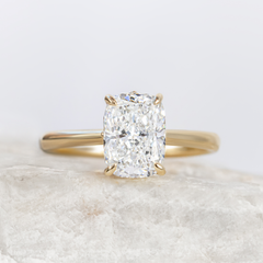 Lily ~ Elongated Cushion Cut Ring