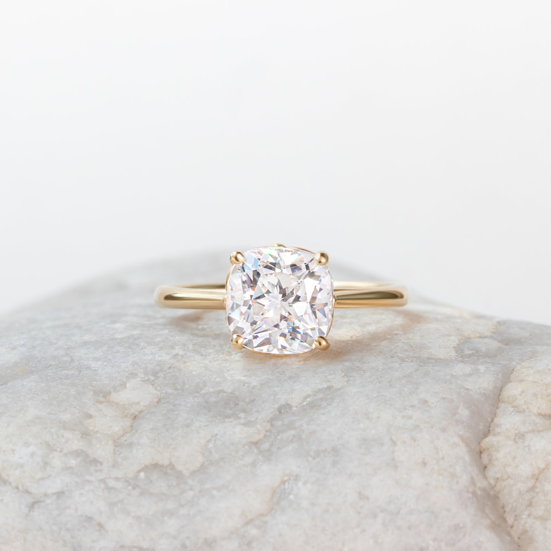 Lily Cushion Cut Engagement Ring | Laura Preshong – Laura-Preshong 