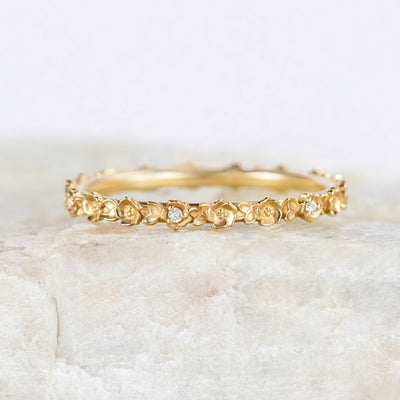 Rose Petite Diamond Band ~ Ready to Ship