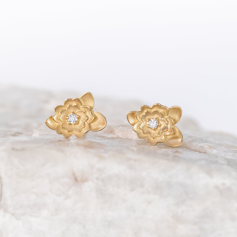 Rosette Earrings ~ Ready to Ship