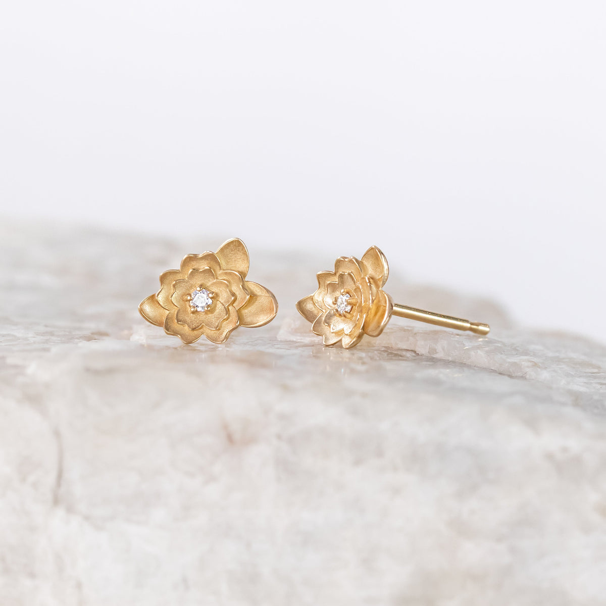 Rosette Earrings