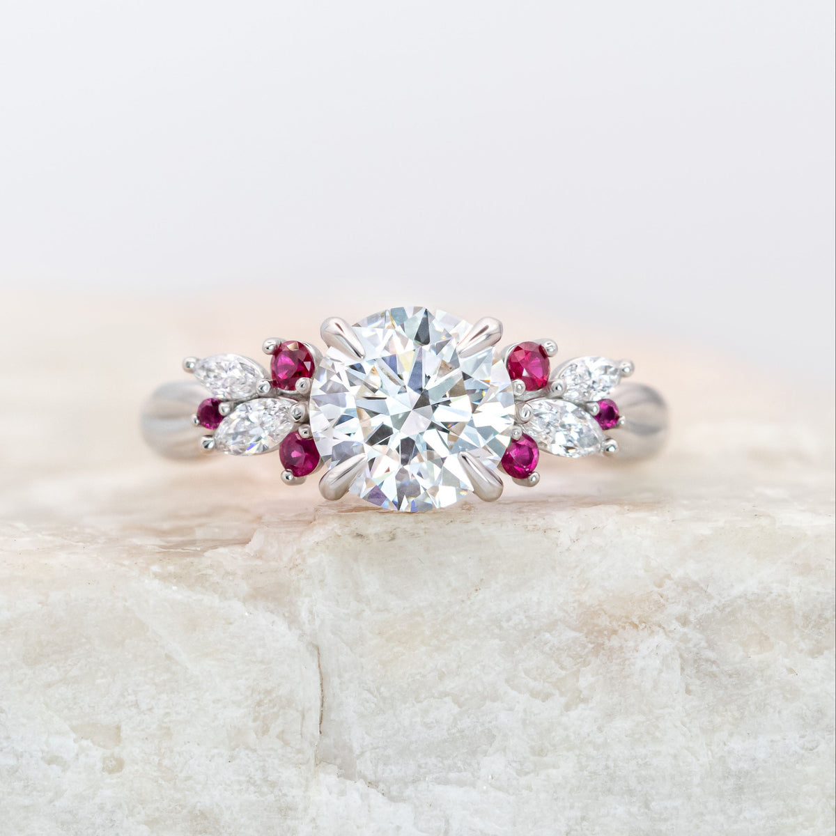 Custom Ruby Blythe Ring