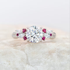 Custom Ruby Blythe Ring