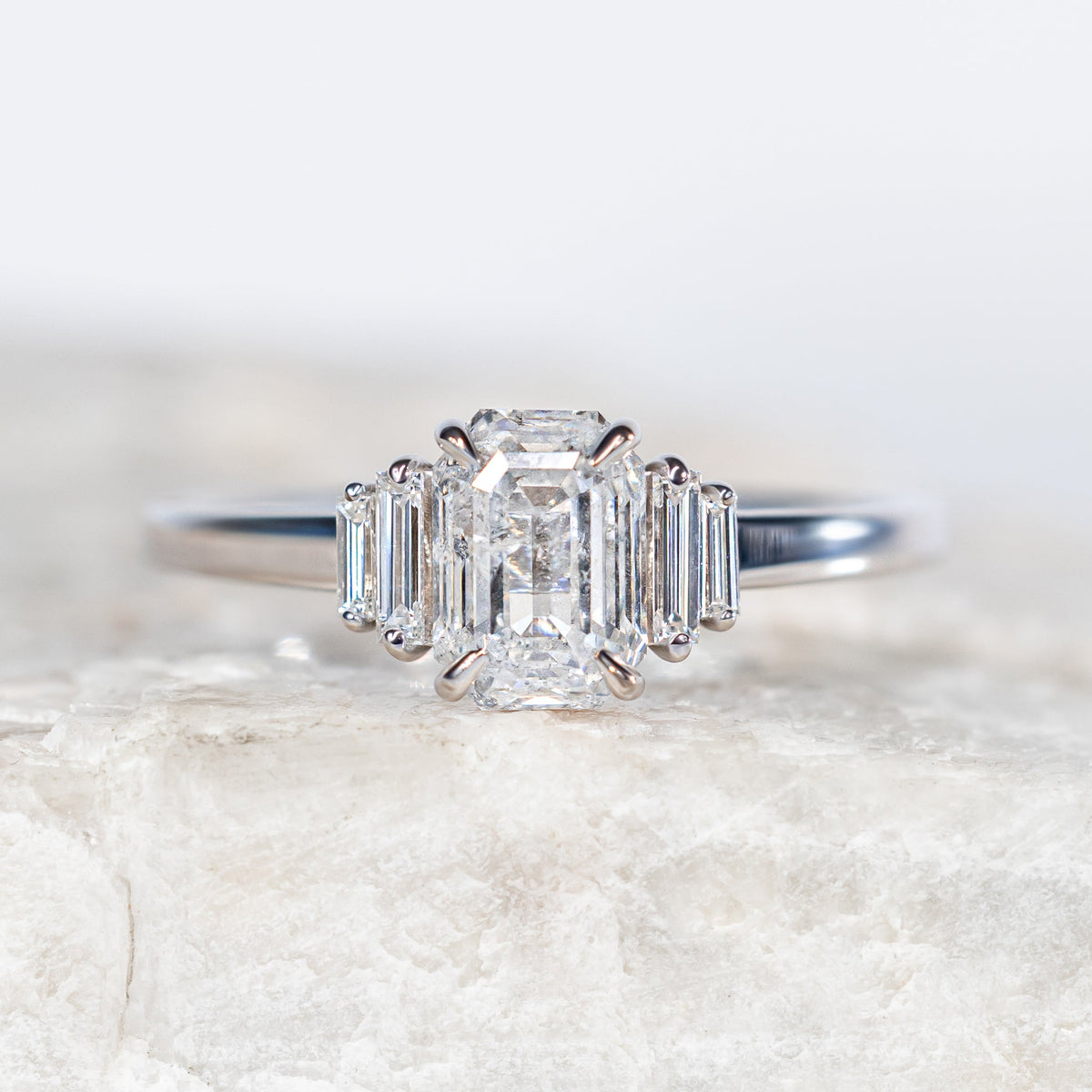 Kinsley ~ Baguette Diamond Ring
