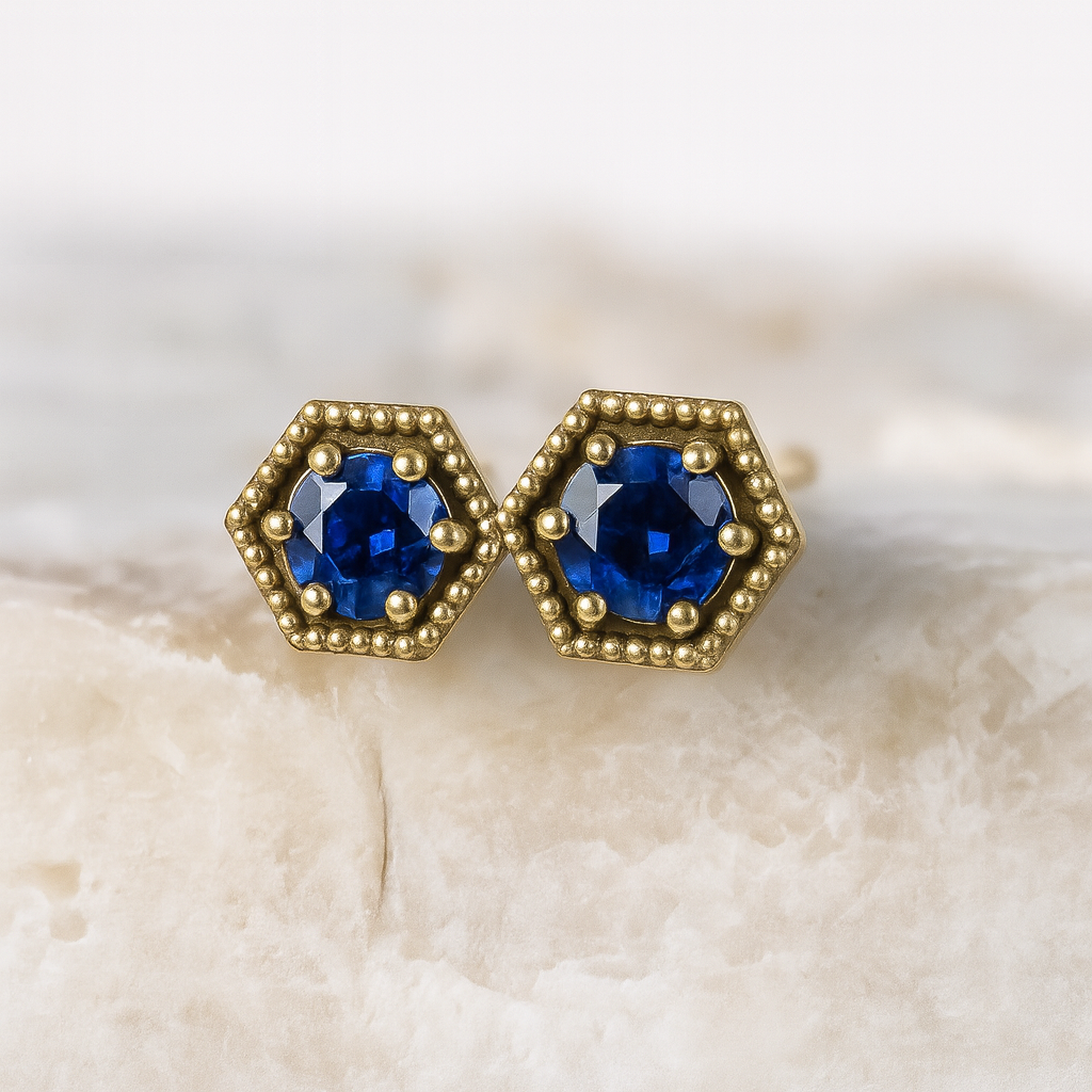 Loie Sapphire Earrings