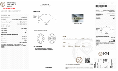 OVAL 3.25ct E VS1 CVD IGI 3E54F37B6
