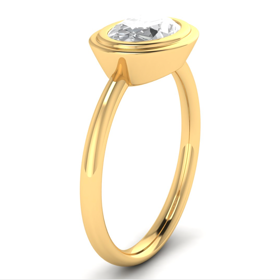 Custom Yellow Diamond with a Double Bezel